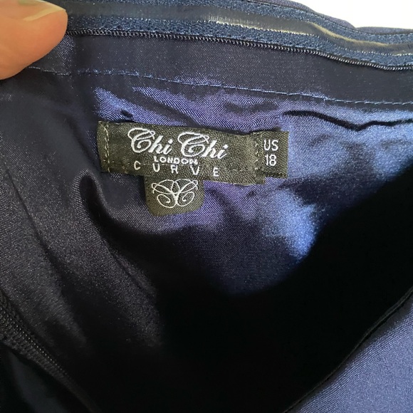 Chi Chi London Yazmina Asymmetric Hem Bardot Dress - Picture 8 of 13